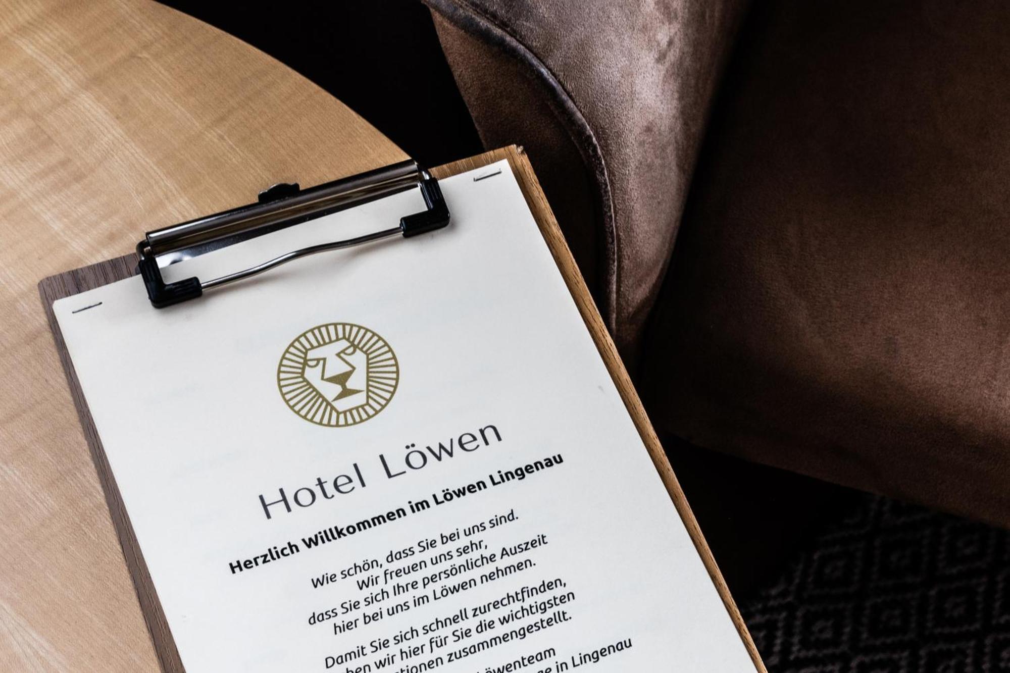 Hotel Loewen Лингенау Екстериор снимка